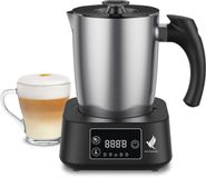 NovaWare Melkopschuimer met Schenktuit - Elektrisch – 5-in-1 Melkopschuimer Electrisch – Milk Frother – Melkklopper - PFAS-vrij - RVS