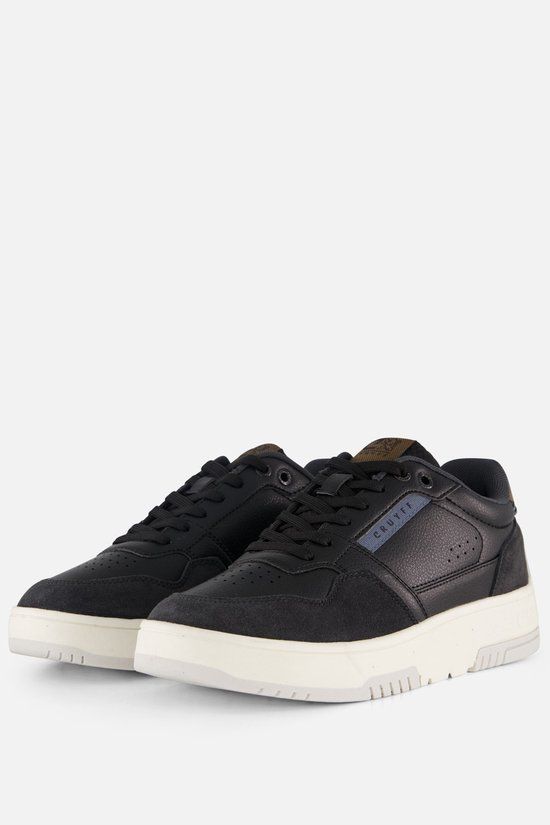 Cruyff Endorsed Sport Sneakers Zwart Leer - Maat 45