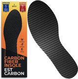 EstCarbon – Carbonvezel Inlegzool – 1 Stuk, EU-maat 38 – Unisex Orthopedische Schuininlegzool – Stevige Voetplaat – Turf Toe, Hallux Rigidus, Platvoeten, Fasciitis Plantaris, Morton’s Teen