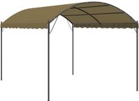 vidaXL Prieel 180 g/m² 4x3x2,6 m taupe