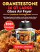 Granitestone 16Qt Glass Air Fryer Cookbook for Beginners: 200+ Easy Recipes