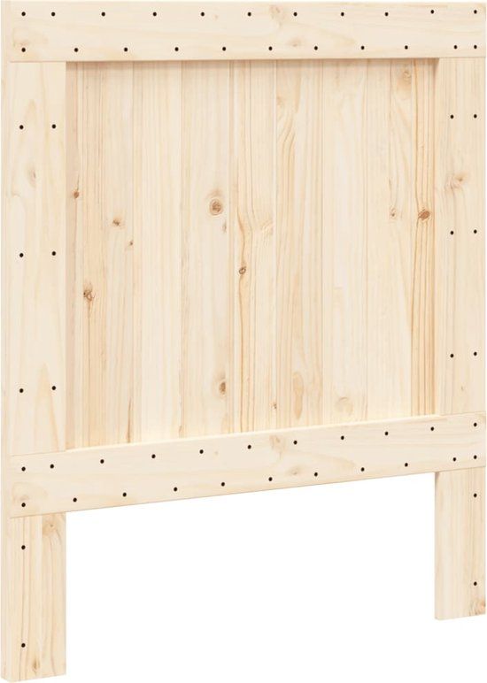 vidaXL Hoofdbord 80x104 cm massief grenenhout