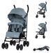 Chipolino kinderwagen Milano, buggy geschikt tot 22 kg, verstelbare rugleuning, opvouwbaar, voldoet aan de veiligheidsnormen