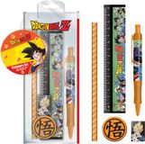 Dragon Ball Z Schrijfwarenset Incl. Pen, Potlood, Gum, Puntenslijper, Liniaal