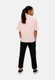 Lacoste T-shirt enfant coton rose demi-manche taille 140
