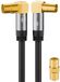 Goobay IEC (m) - IEC (v/m) coaxkabel | haaks | verguld | zwart | 3 meter