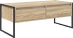 vidaXL Salontafel Sonoma 100 x 46 x 40 cm Bewerkt Hout