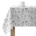 BELUM tafelkleed van harsgecoat weefsel, 200 x 140 cm, vlekbestendig, model Batman Features