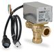 Robinet moteur 3 voies, 22 mm, en laiton, pour systèmes de chauffage et de chauffage au sol
