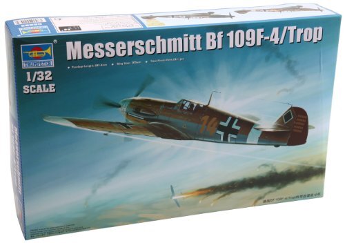 Trumpeter 02293 Modelbouwset messenschmitt Bf109F-4/Trop