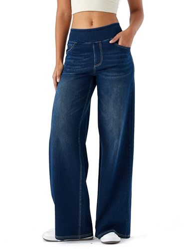 LaiEr Jeans voor dames met wijde pijpen