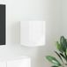 Maison Exclusive - Meuble TV mural, 30 x 31 x 40 cm, blanc brillant, panneau de particules