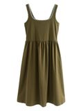 Next - Dames - Jersey midi-zomerjurk - Khaki Green