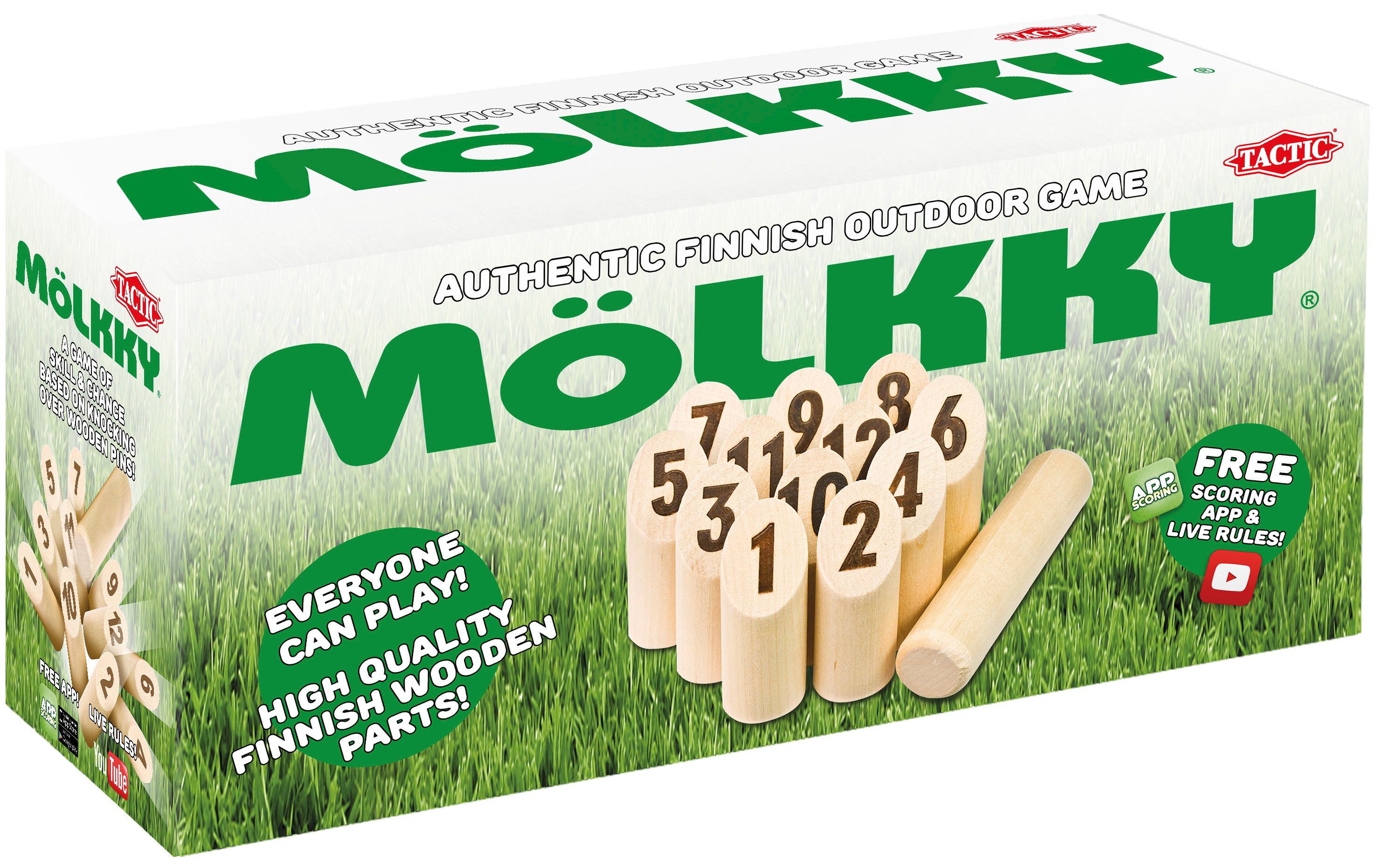 Tactic Mölkky - Hout - Unisex - 6+ jaar - Gooispel