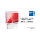 COLOP Tekststempel printer 10 +bon 3regels 27x10mm
