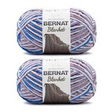 Bernat Gevlekt Schaduw Garen: 2 Stuks 300g, Polyester, Categorie 6 Super Bulky, 220 Yard: Breien/Haken