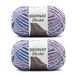 Bernat Gevlekt Schaduw Garen: 2 Stuks 300g, Polyester, Categorie 6 Super Bulky, 220 Yard: Breien/Haken