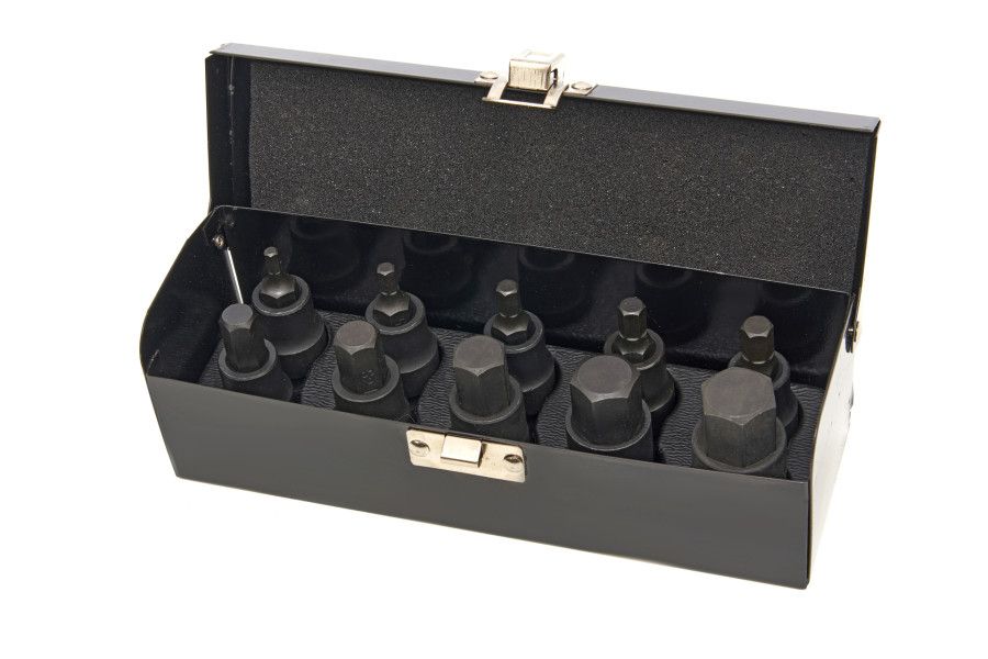 Stahlkaiser 10-delige ½” Krachtdoppenset H4-H19