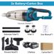 Makita aspirateur à main sans fil 5-en-1 - Utilisable à la maison et dans la voiture - 18V - Compatible avec Makita - Incluant 2 batteries