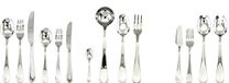 MEPRA 103428113P Holle handvat Natura bestek set 113, zilver