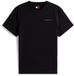 Tommy Hilfiger Tommy Jeans Cotton Round Neck T-shirt with Short Sleeves - Black