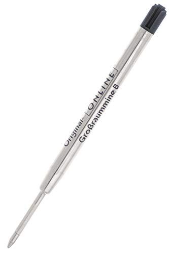 Online Schreibgeräte 40008/3 - internationale vullingen, lijndikte B (breed), tekstkleur zwart, ISO 12757-2 G2, 1 stuk