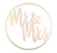 Rayher 62935505 H-krans Mr&Mrs, FSCMixCred, 30 cm ø, naturel