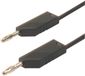 SKS Hirschmann Hirschmann Test & Measurement MLN 200/2,5 SW Meetsnoer Banaanstekker 4 mm Banaanstekker 4 mm 2.00 m Zwart 1 stuk(s)