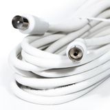 Levitantes witte tv kabel 5m