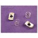 Hammond Electronics 1455TSNUT Écrou de fixation avec ressort Acier Argent 2 pièce(s)