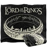 LORD OF THE RINGS LOGO Silky Touch superzachte plaid 152 x 127 cm