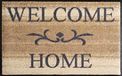 Kleen-Tex Deurmat Wash & Dry Welcome Home - 50 x 75cm - Beige