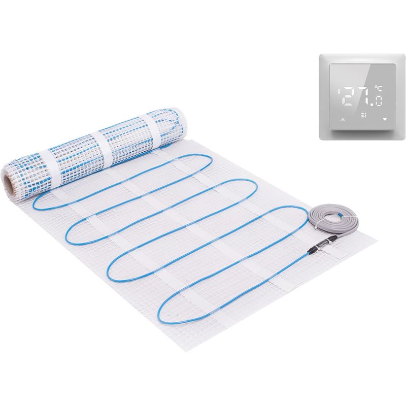 Dynamic Way elektrische vloerverwarmingsmat 300W - 2m² met Wifi thermostaat