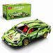 Briques voiture de course - 513 pièces - 1:18 - Kit de construction de voiture de sport - Vert