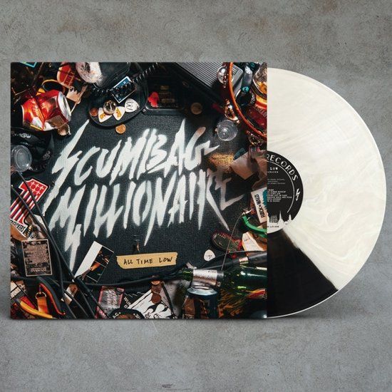 All Scumbag Millionaire - All Time Low (Milky Clear & Black Split) LP Limited Edition