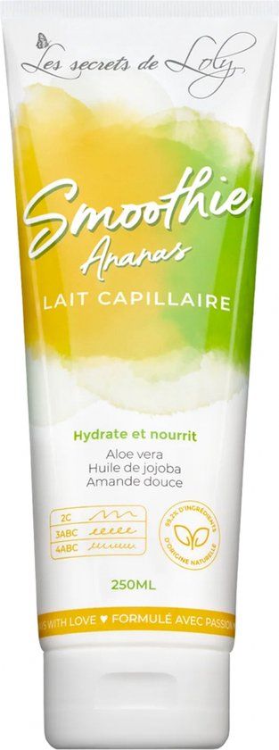 Les Secrets de Loly Ananas Smoothie Haarmelk 250 ml