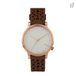 Komono Estelle Cutout Cognac horloge dames - bruin - messing