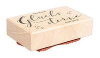 Rayher 29215000 stempel gelukssterren, 5x8cm, wit, normaal