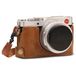 MegaGear MG1604 Leica D-Lux 7 Ever Ready Echt lederen camera halve tas met draagriem - bruin