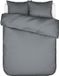 Essenza Minte Housse de couette Coton satiné Global grey - Lits-Jumeaux XL – 260x200/220 cm