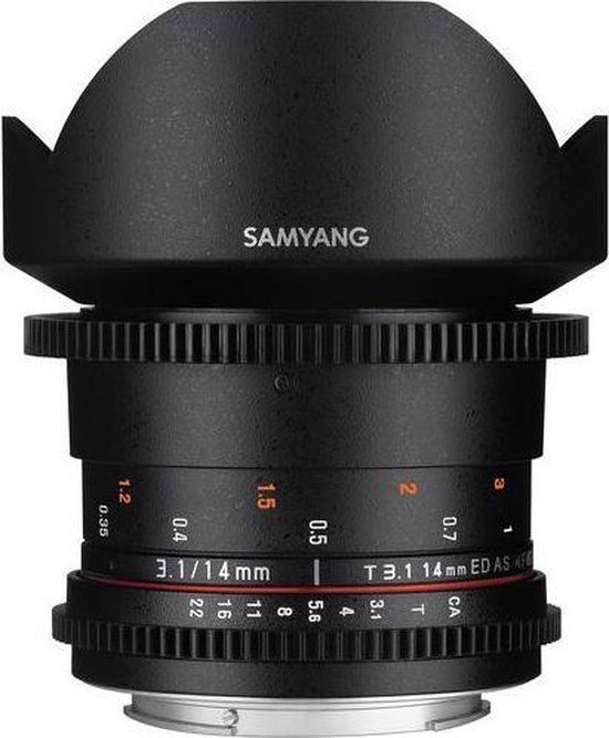 Samyang 14mm T3.1 VDSLR ED AS IF UMC II Lens - Nikon F Mount