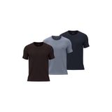 BOSS t-shirts - marron/bleu (lot de 3)