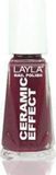 Layla Cosmetics Smalto Layla Ceramic Effect nagellak 10 ml Bruin Glans