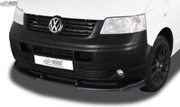 Voorspoiler RDX Racedesign Voorspoiler Vario-X passend voor Volkswagen Transporter T5 2003-2009 (ongespoten bumper) (PU)