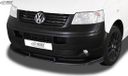 Voorspoiler RDX Racedesign Voorspoiler Vario-X passend voor Volkswagen Transporter T5 2003-2009 (ongespoten bumper) (PU)
