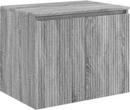 vidaXL Wandgemonteerde Badkamerkast Grijs Sonoma 62,5 x 44,5 x 50 cm