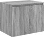 vidaXL Wandgemonteerde Badkamerkast Grijs Sonoma 62,5 x 44,5 x 50 cm