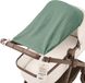 Totsy baby ASE Spolka Akcyjna Zonbescherming Kinderwagen 70 x 45 cm UV Zonwering Baby Mousseline Schaduwdoek voor Buggy Sportwagen Wandelwagen tegen Zon Wind en Regen Opvouwbaar Salie Mousseline