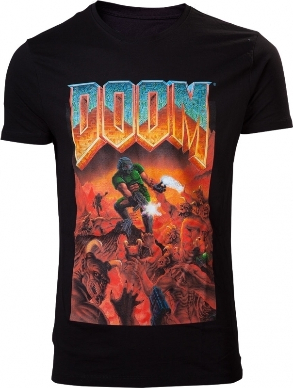 Difuzed DOOM - Classic Boxart - Crewneck Heren T-shirt - S