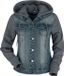 R.E.D. by EMP Blauw-grijs spijkerjack - Dames - 4XL